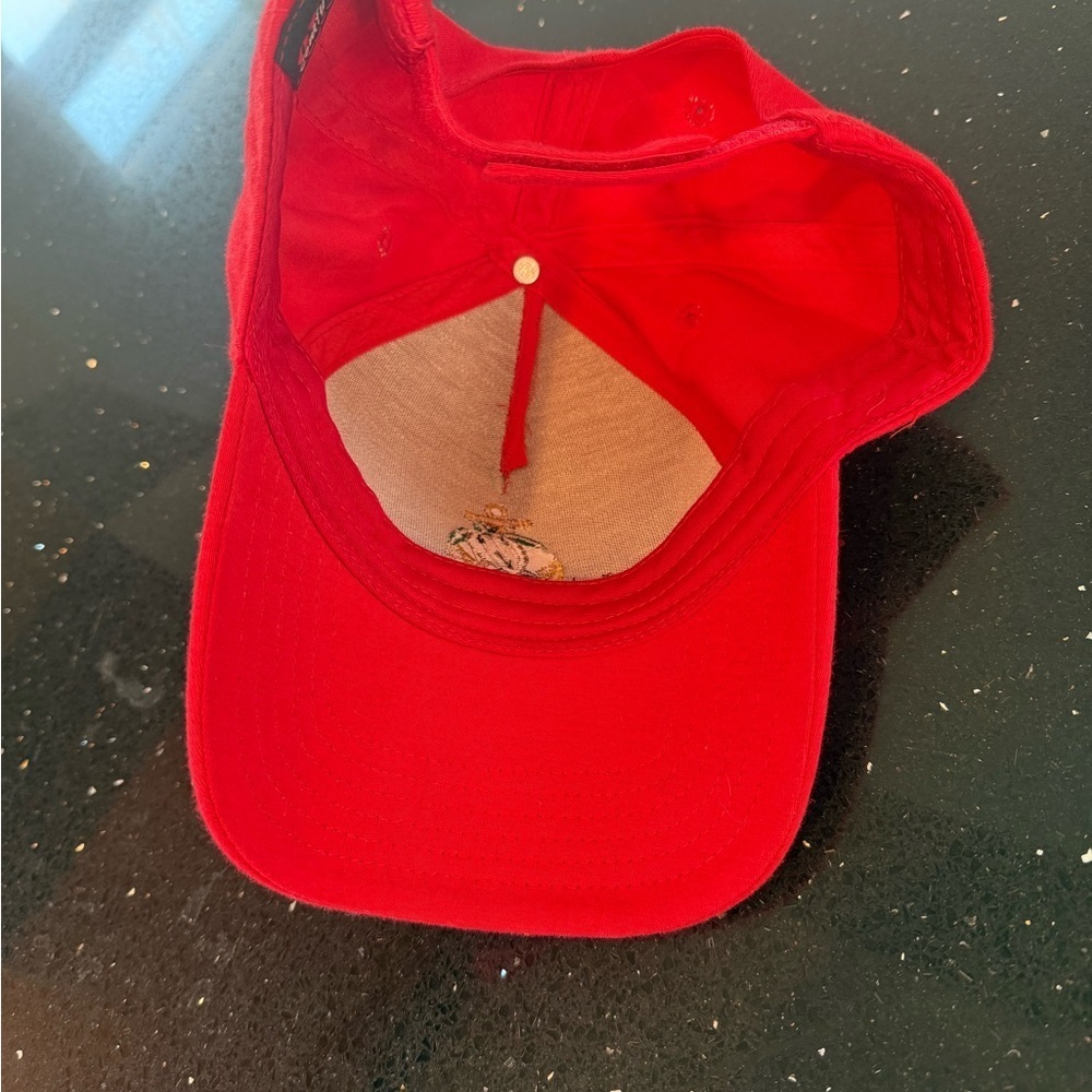 Red Shellback Embroidered Cap - Picture 4 of 4